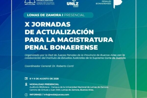 DÉCIMAS JORNADAS DE ACTUALIZACIÓN PARA LA MAGISTRATURA PENAL BONAERENSE